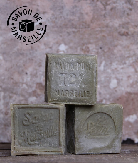 Savon De Marseille Le Sérail à L'huile D'olive - Cube 400g, 100% Naturel, Fait En France